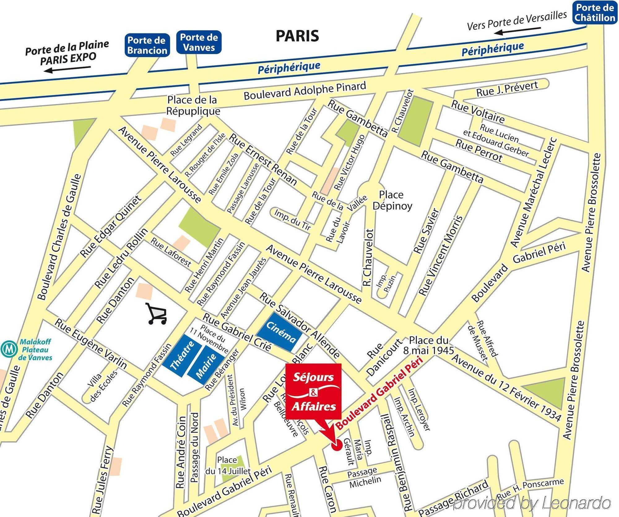 Sejours & Affaires Paris-Malakoff Aparthotel Екстериор снимка